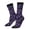 2 Black-1, variant on Lavender Flowers Print Adult Socks for Men & Women,Calf Socks, Ankle Socks,Boots Socks,Breathable Casual Sock,Unisex Crew Socks
