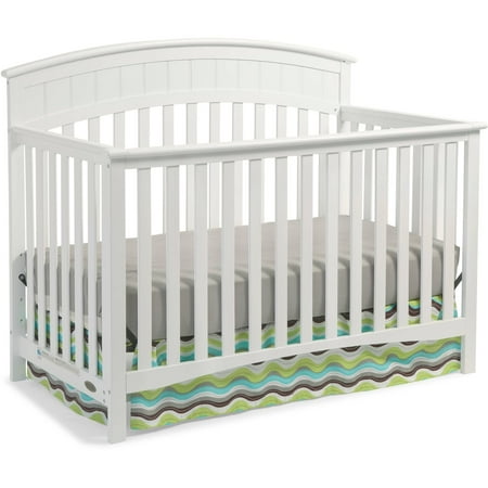 Graco Charleston 4 In 1 Convertible Crib White Walmart Com Graco Charleston Classic Convertible Crib Classic White