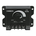 thumbnail image 2 of Brightness Regulator, 30A Single Channel PWM Dimmer DC 12V-24V  For Office For Home, 2 of 8
