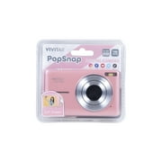 Vivitar Popsnap Compact Digital Camera, Pink, 16X Zoom, 1080p, Built-in Flash, Micro SD, Slim Lightweight Pocket Design