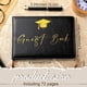 thumbnail image 3 of Libro de visitas de graduación Frienda 2025 de piel con bolígrafo (negro), 3 of 7
