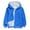 Blue, variant on FAOWME Boys Girls Fall Long Sleeved Solid Color Cotton Warm Windproof Hood Zippered Hoodie Jacket Tops Coat Blue 3-4 Years