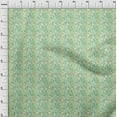 thumbnail image 4 of oneOone Cotton Poplin Light Green Fabric Travel Sewing Material Print Fabric By The Yard 56 Inch Wide, 4 of 4