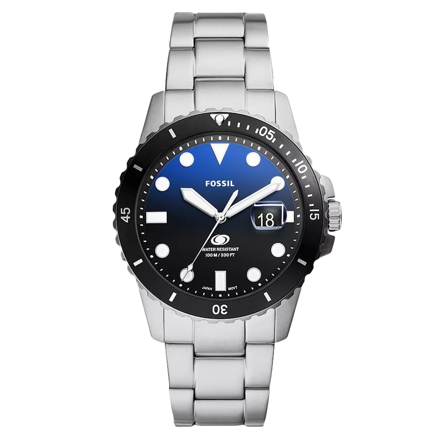 Fossil Blue Ladies Watch Stainless Dial and Bracelet Date Window Fossil Vintage Muse Stainless Steel Blue MOP Crystal Dial  main image 2