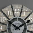 thumbnail image 5 of FirsTime & Co. Gray Numeral Windmill Wall Clock, Farmhouse, Analog, 24 x 2 x 24 in, 5 of 7