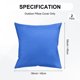 thumbnail image 3 of Uxcell 2-Pack Fundas de Almohadas para Exteriores, 18x18Pulgadas/45x45 cm Funda de Almohada Moderna para Sofá de Patio [Azul Marino], 3 of 6