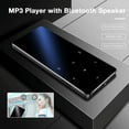 thumbnail image 3 of Reproductor de Música MP3 con Bluetooth y Teclas Táctiles, Grabador de Vídeo HiFi, Navegador, Libro Electrónico Deportivo para , Altavoz Incorporado, Color Negro, 3 of 5