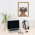 thumbnail image 5 of WFSposter Kate and Laurel Sylvie Cheetah Canvas Wall Art,Kendra Dandy of Bouffants and Broken Hearts, 18x24 Black, Modern Animal Art Decor for Wall, 5 of 5