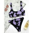 thumbnail image 4 of Babysbule Swimsuits for Women Women Cow Print Bikini Set Push-Up Brazilian Swimwear Beachwear Swimsuit, 4 of 6