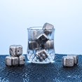 thumbnail image 4 of Cubitos de Hielo de Acero Inoxidable 304 Reutilizables Piedras de Whiskey Stainless Steel Chilling Ice Cubes para Bar y los Amantes del Whisky, Vino, Cerveza y Licores (Set de 12, incluye pinzas), 4 of 4