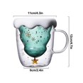 thumbnail image 5 of Vaso de vidrio de alta temperatura con aislamiento de pared transparente 3d creativo, 5 of 5