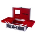 thumbnail image 1 of Makeup Suitcase Aluminum Alloy Waterproof And Wear Resistant Password Setting Professional Beauty Storage Box, 1 of 5
