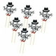 thumbnail image 3 of 6x Cake Topper Card Decoration Supplies para 40 Yuyangstore Toppers de magdalenas hawaianas, 3 of 8