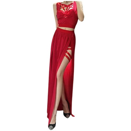 Yuhangmm Ladies Three Piece Dress With Straps And Bosom Cushion Skirt Lingerie Plus Size Lingerie For Women 3XL Valentine s Day Lingerie for Women