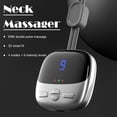 thumbnail image 3 of Portable Cervical Spine Massager with Hot Compress, EMS Dual-Pulse Technology for Neck & Shoulder Pain Relief, Relaxation & Deep Tissue Massage (Red), 3 of 8