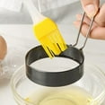 thumbnail image 2 of Moule à Anneau Rond Antiadhésif pour Omelette, Hamburger, Poignée en Acier Inoxydable, Outil de Cuisine Réutilisable, Nettoyage Facile, Diamètre 7,5cm, 2 of 6