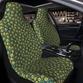 thumbnail image 2 of Uemuo Yellow Floral Pattern Car Seat Covers for Front Seats Waterproof Seat Covers for Cars, Universal Auto Front Seats Protector Fits for Car-1, 2 of 6