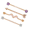 thumbnail image 1 of Pendientes de Barra industriales jinwen 14 G joyería para piercing corporal, 1 of 8