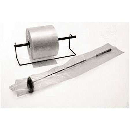 Clear Poly Tubing 2 mil, 6 inches X 3000 feet, Flat Wound LDPE, FDA/USDA Specs - 1 Roll