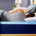 thumbnail image 4 of Sleep Innovations 2-Inch Sure Temp Memory Foam Mattress Topper, King, 4 of 5