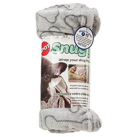 UPC: 0077234500583 | Ethical Pet 077234500583 40 x 58 in. Snuggler Bones Blanket  Gray
