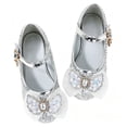 thumbnail image 2 of Girls Snow Queen Queen Heel Shoes Wedding Toddler Flower Glitter Dress Shoes (Little/Big Kid), 2 of 6