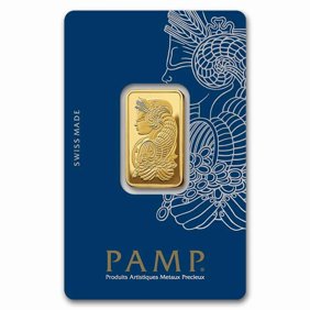 1/2 oz Gold Bar - PAMP Lady Fortuna Veriscan&reg; (In Assay)