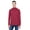Crimson, variant on Adult Sueded Cotton Jersey Mock Turtleneck - WHITE - 4XL