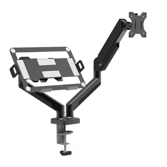 Dual Monitor Stand Expandable Display Bracket Arm Desk Mount for 13 to 32Inch Computer Screens ,Adjustable