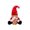 B, variant on Gaecuw Gnome Christmas Ornament for Tabletop Display, Faux Greenery Fabric Figurine with Weighted Base, Plastic Holiday Decor for Mantel and Window, B