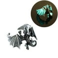thumbnail image 1 of Anillo de apertura de pequeño dragón volador, anillo luminoso de dinosaurio a la moda, joyería creativa de Hip Hop Wmkox8yii  fajkfhkj2280, 1 of 4