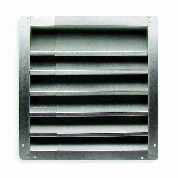 Dayton Louver,Intake,12-18 In,Galvanized Steel 4F421