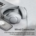 thumbnail image 3 of BT048 Active Noise Cancelling Wireless Headphones Bluetooth Heavy Bass Over-Ear Gaming Music Headphones, 3 of 5
