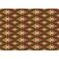 thumbnail image 1 of Ahgly Company Machine Washable Indoor Rectangle Transitional Cinnamon Brown Area Rugs, 3' x 5', 1 of 7