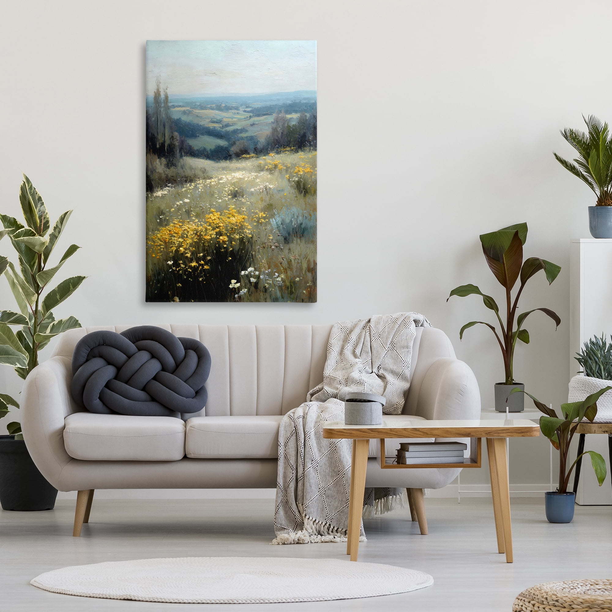 Stupell Industries Sporadic Meadow Flowers Canvas Wall Art, design by Petal Prints Design