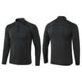 thumbnail image 2 of Abomasnow Men's Quick-Dry Active Sports Shirts Quarter Zip Long Sleeve Running Pullover Tops Outdoor Sweatshirt, 2 of 5