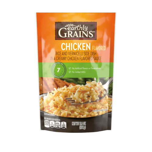 Earthly Grains Chicken Flavored Rice 4-Pack 5.6 oz