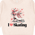 thumbnail image 3 of Inktastic I Love Skating Ice Skates Toddler Sweatshirt, 3 of 4
