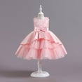 thumbnail image 2 of XXWXYD Girls Dresses Spring Summer And Autumn Children's Birthday Princess Dress Catwalk Tutu Skirt Girls Piano Performance Evening Dress Casual Dress, 2 of 9