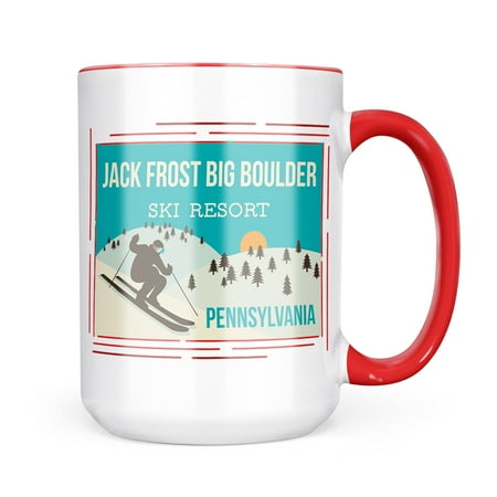 

Neonblond Jack Frost Big Boulder Ski Resort - Pennsylvania Ski Resort Mug gift for Coffee Tea lovers