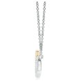 thumbnail image 2 of ANGARA Natural Diamond Infinity Cross Pendant in 2 Tone Gold in 14K White & Yellow Gold for Women (Size-1.1mm| Color-G| Clarity-VS2) | Anniversary, Jewelry Gift for Women | Natural Diamond Necklace, 2 of 7