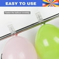 thumbnail image 5 of ABCISI 10 Pack Large Clips for Balloon Arch, Transparent Plastic 3.62 Inch Heavy Duty Balloon Arch Clips for Birthday Decoration Crafts Backdrop Beach, Clear Towel Spring Clamps, 5 of 8