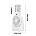 thumbnail image 3 of Rechargeable Handheld Misting Fan, Personal Cooling Spray Fan with 4 Speeds for Outdoor, Travel, Office, Desktop, 3 of 8