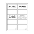 thumbnail image 1 of Etiquetas MFLABEL 2x4, 50.000 etiquetas adhesivas para direcciones de envío, 1 of 1
