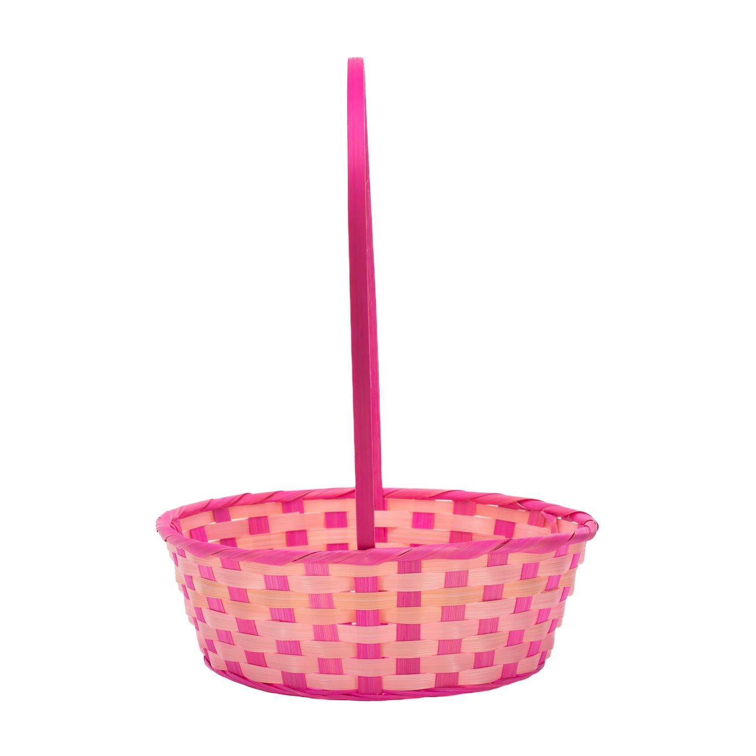 Tout pour Célébrer! Grand Flamant Rose/Rose Panier en Bambou