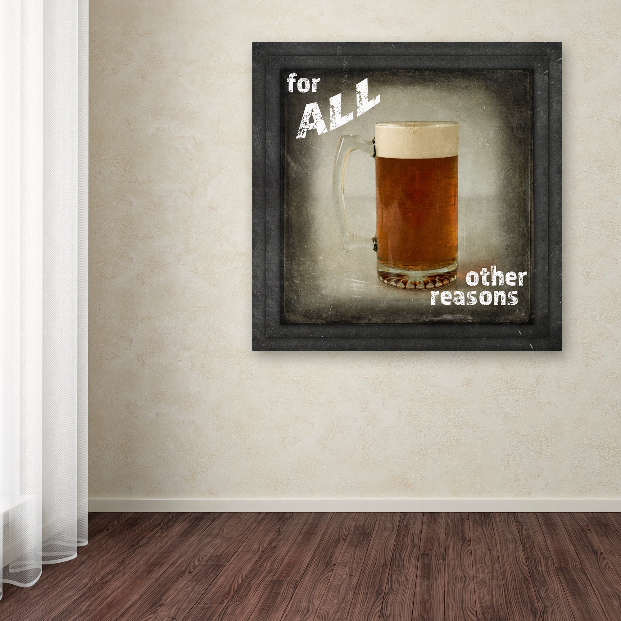 Trademark Fine Art 'Dorm Room Pub Only Other Reason' Canvas Art by LightBoxJournal