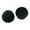 Black round, variant on Sparkling Rhinestones Pasties Nipple Cover with Tassels Adhesive Breast Cover