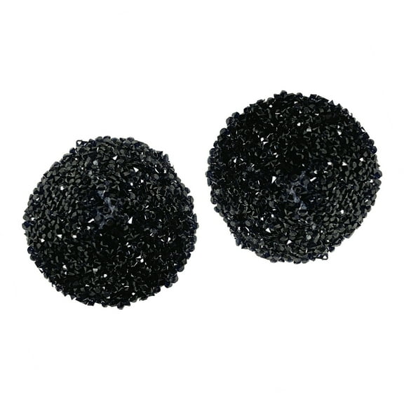Yokua Sparkling Rhinestones Pasties Nipple Cover with Tassels Adhesive Breast Cover