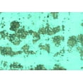 thumbnail image 1 of Ahgly Company Indoor Rectangle Abstract Turquoise Blue Modern Area Rugs, 2' x 3', 1 of 4