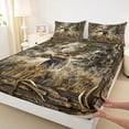 thumbnail image 4 of Erosebridal Jungle Deer Elk Queen Sheet Sets for Kid, Rustic Farmhouse Bed Set, 4pcs, 4 of 5